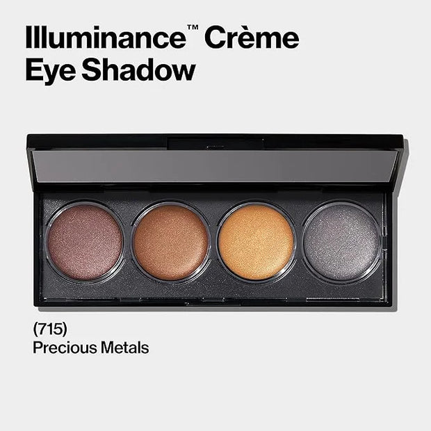 Revlon Crème Eyeshadow Palette, Illuminance Eye Makeup with Crease- Resistant Ingredients, Creamy Pigmented in Blendable M...