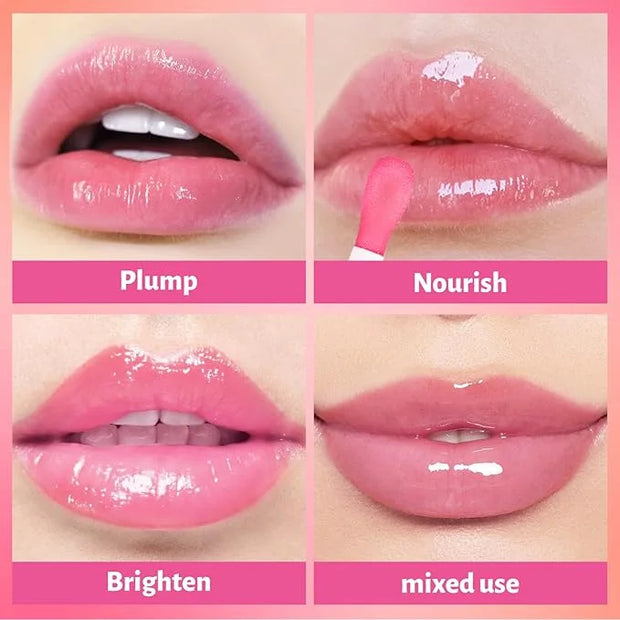 UCANBE 6 Color Glitter Lip Glow Set - Glitter
