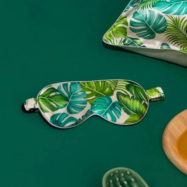 THXSILK Sleep Mask 100% 19 Momme Pure Mulberry Silk Super Smooth Cooling Decorative Sleep Eye Mask Blackout Eye Cover with...