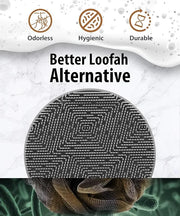 Silicone body scrubber - loop
