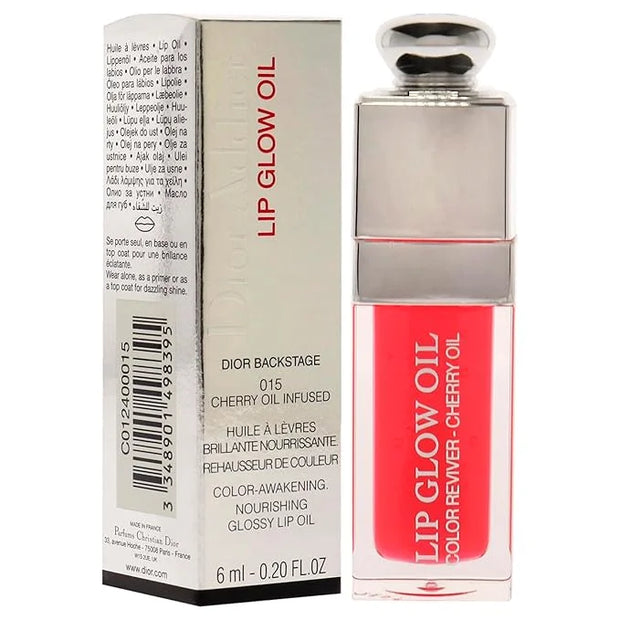 Dior Christian Addict Lip Glow Oil - 015 Cherry Lip Oil Women 0.2 oz, Glossy finish - Product Image