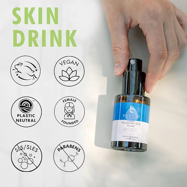 Face Serum - Hyaluronic Acid Serum for Face Anti Aging Serum with Hyaluronic Acid & Aloe Vera Hydrating Serum, Anti Wrinkl...