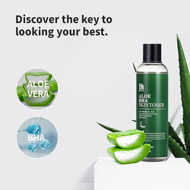 BENTON Aloe Skin Toner - Hydrating Face Toner for Oily & Dry Skin (6.76 fl. oz. / 200ml) - Product Image