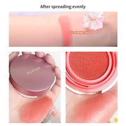 BLUE LOVE Cushion Liquid Blush - Silky Cheek Tint with Mirror, Natural Enhancer for a Radiant Finish, Contours & Highlight...