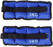 2x 1kg/2.2lb Wrist Ankle Weights for Women - Product Image
