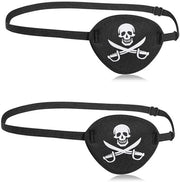2pcs Pirate Eye Patch Pirate Patch Pirate Eye Patches Eye Patch Pirate Adult Eye Patch Pirate Kids Mens Pirate Eye Patch H...