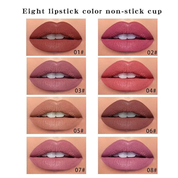 Longwear Liquid Lip Liner, Matte Lip Tint Stain Marker Pen, 2 in1 Liquid Lipstick & Lip Liner Pencil, Long Lasting Waterpr...