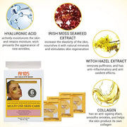 24K Gold Eye Masks for Dark Circles and Puffiness (6 Pairs) with Collagen, Aloe Vera & Hyaluronic Acid-Anti-Aging Under Ey...