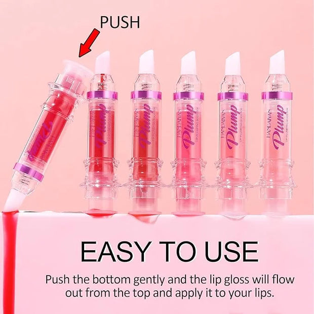 Erinde 3 Colors Lip Plumping Booster, Spicy Lip Plumper Gloss Lip Plumping Oil, Ultra-Hydrating & Nourishing Plump Lip Plu...