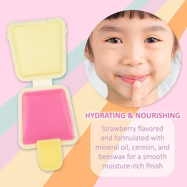 12pc Pucker Pop Novelty Lip Gloss Set - Girls Cosmetics Mini Popsicle Lip Gloss Collection, Lip Gloss for Kids, Safe, Non ...