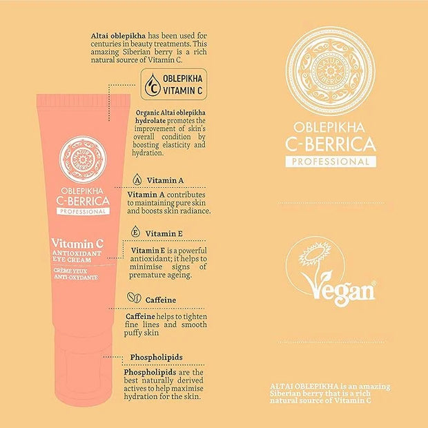 Natura Siberica C-Berrica Antioxidant Natural Eye Cream 1.01 fl oz - Product Image