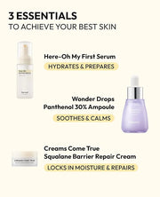 Welcome Kit Skincare Set, 3 Essential Skincare Products with a Travel Pouch - Product Image
