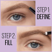 Maybelline Express Brow 2-In-1 Pencil and Powder Eyebrow Makeup, Blonde, 1 Count - Product Image