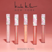 Nicole Miller Lip Gloss Collection Shimmery Glosses for Women and Girls Long Lasting Color Set with Rich Varied Colors, Fl...