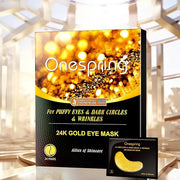 Under Eye Patches (24 Pairs) - Gifts for Women - Golden Under Eye Mask for Dark Circles, Puffiness & Wrinkles, Eye Gels Pa...