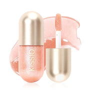 KISSIO Lip Plumper,Color Lip Plumper Gloss,Shimmer,Lip