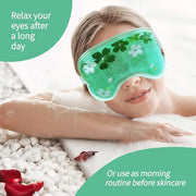 ZNCUETD Ice Eye Mask Gel - 2 Packs Reusable Cold Compress for Dark Circles, Puffiness, Dry Eyes, Migraine, Stress Relief -...