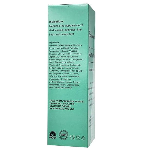 Eye Gel Dark Circles and Puffiness, Soft & Smooth Eye Gel for Dark Circles and Wrinkles with Matrixyl 3000 8% Aloe Vera an...