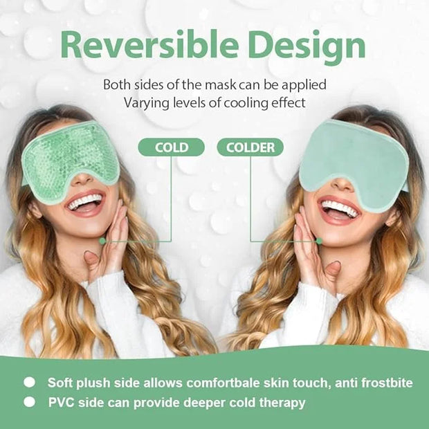 NEWGO Cooling Eye Mask for Puffy Eyes, Cold Eye Mask Eye Ice Pack for After Eyes Surgery, Tension Stress Relief, Itchy Eye...