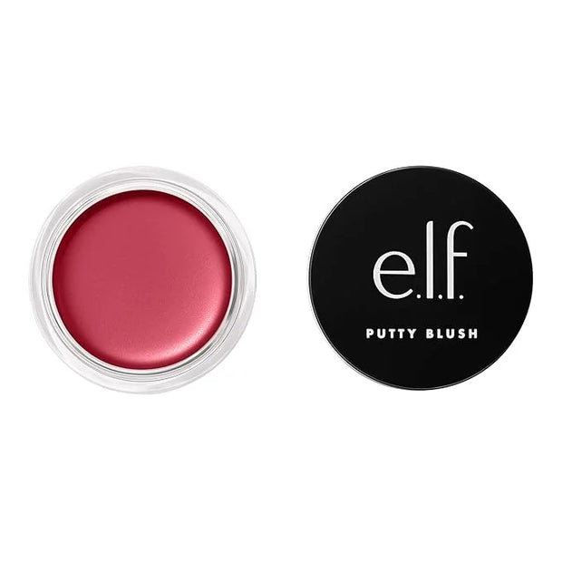 e.l.f. Putty Blush, Creamy & High-Pigment Formula For A Natural Glow, Delivers A Semi-Matte & Powder Finish, Vegan & Cruel...
