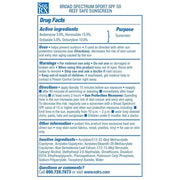 SolRX SPORT SPF 50 Sunscreen, Oxybenzone Free, Broad Spectrum UVA/UVB, Fragrance Free, Reef Friendly