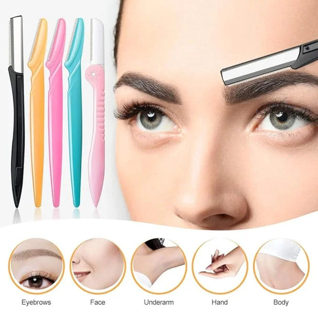 14 in 1 Eyebrow Razor Kit, Professional Dermaplane Face Razor for Women, Eyebrow Trimmer for Hair & Peach Fuzz Remover, Fa...