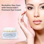 Amsarveda Hydrating Under Eye Cream - Enriched with Beneficial Ingredients from Aloe Vera, Pumpkin Seed & Almond Oil, Redu...
