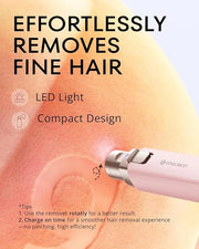 Painless Rechargeable Eyebrow Hair Trimmer: A 2-in-1 Eyebrow Trimmer for women for shaping eyebrows and gently removing un...