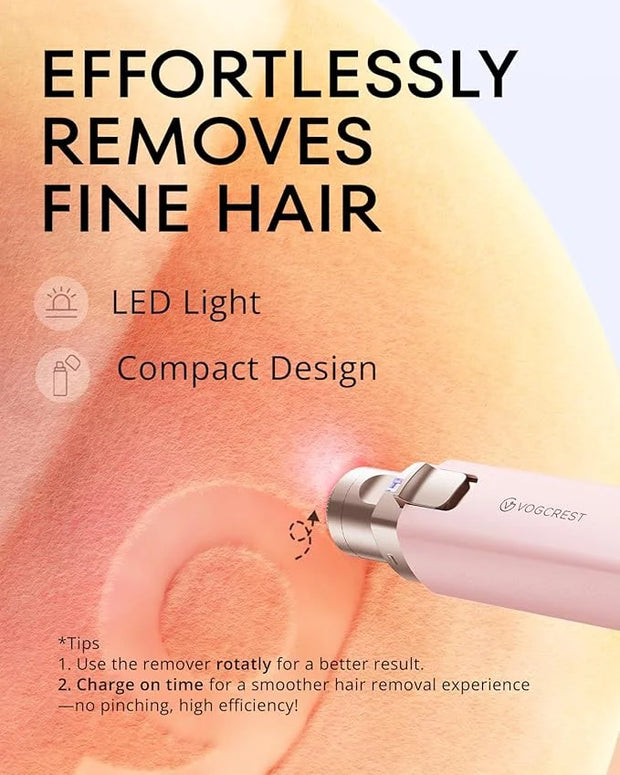 Painless Rechargeable Eyebrow Hair Trimmer: A 2-in-1 Eyebrow Trimmer for women for shaping eyebrows and gently removing un...