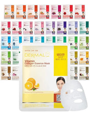 DERMAL 39 Combo Sheet Mask + Collagen Hydrogel Melting Jelly Gel Mask 4ea Bundle - Product Image