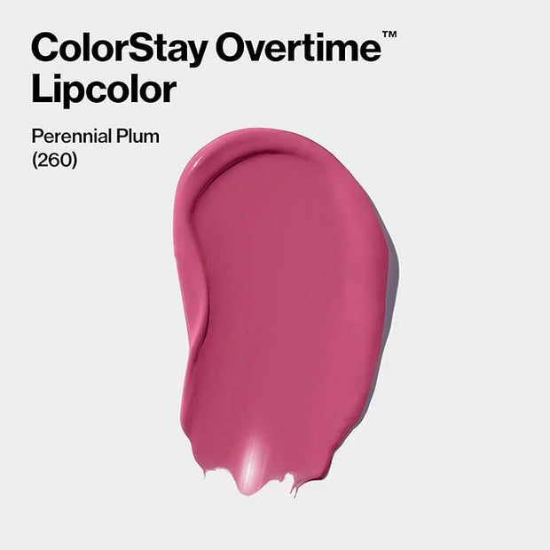 Revlon Liquid Lipstick with Clear Lip Gloss, ColorStay Overtime Lipcolor, Dual Ended with Vitamin E, 260 Perennial Plum, 0...
