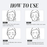 Under Eye Patches with Collagen and Peptide Eye Mask for Dark Circles and Puffiness,Face Mask Skin Care Products 30 Pairs ...