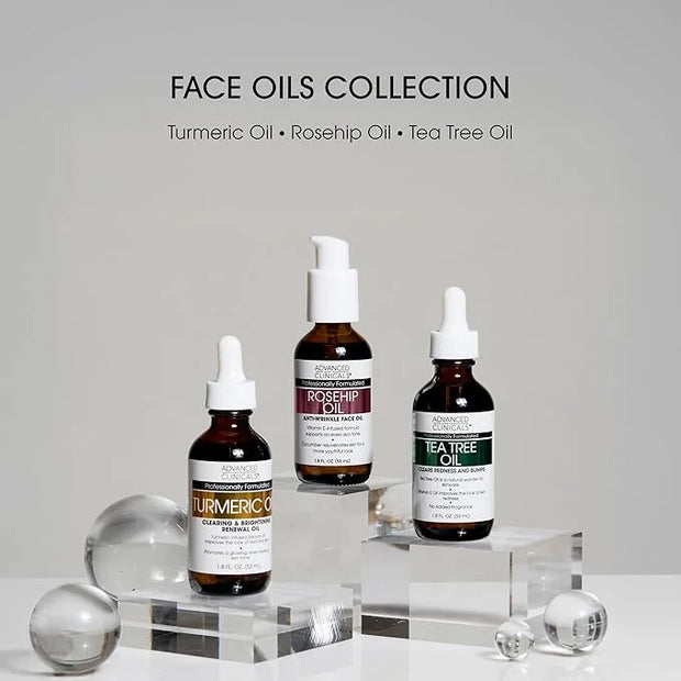 Advanced Clinicals Turmeric Oil Serum For Face | Facial Skin Care Serum With Jojoba + Coconut Oil To Improve Appearance Of...