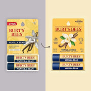 Burt's Bees Lip Balm - Vanilla Bean, Lip Moisturizer With Responsibly Sourced Beeswax, Tint-Free, Natural Origin Condition...