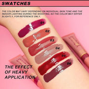 YOUNG VISION Hydrating Liquid Lipstick & Gloss Tint, Oil Infused, Cushion & Puff Applicators, Versatile Nude to Red Shades...