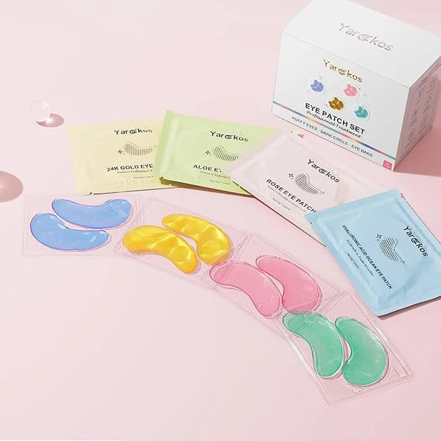 32 Pairs Under Eye Patches, Hydrating Eye Masks for Dark Circles Puffiness Puffy Eyes, Anti Wrinkle Collagen Undereye Pads...