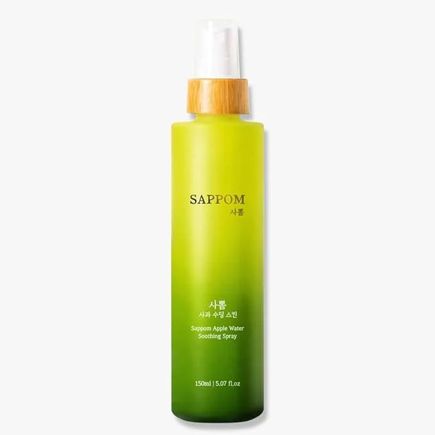Green Apple, SAPPOM Apple Water Soothing Spray Mist, for All Skin Types, After Shave, Refresh and Hydrating Toner, Natural...