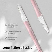 Face Razors for Women, Dermaplane Razor for Women Face, Eyebrow Razor, Facial Razors, Dermaplaning Tool, Reusable Metal Ha...