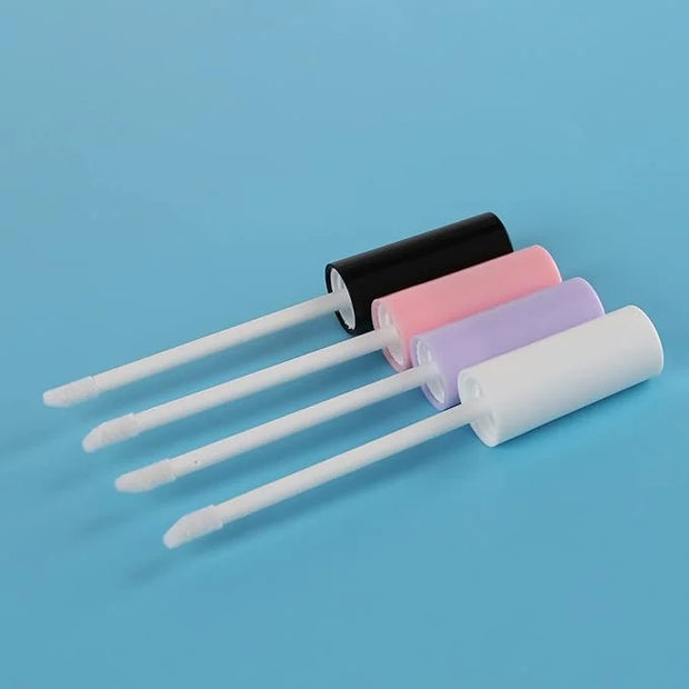 COSIDEA 50 pack Empty White 15ml Squeeze lip gloss tubes with wand 0.5oz soft lipgloss container chapstick containers empt...