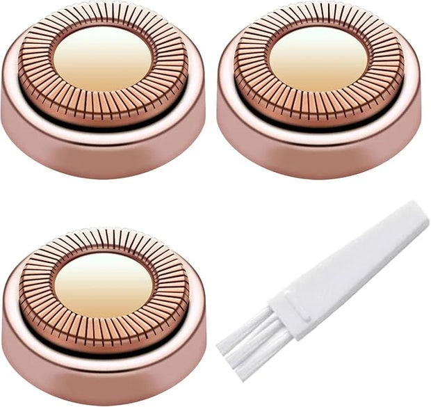 Facial Hair Remover Replacement Heads for Generation 1 Finishing Touch Flawless Facial Hair Removal Tool for Women,18K Gol...