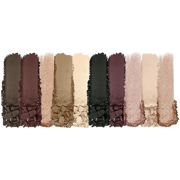 wet n wild Color Icon 10-Pan Eyeshadow Makeup Palette, Brown Nude Awakening, Long Lasting, Shimmer, Metallic, Glittery, Ma...