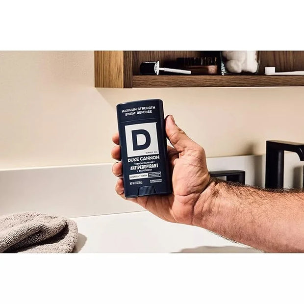 Duke Cannon Supply Co. Anti-Perspirant Deodorant for Men 3 oz. Midnight Swim, 2 Pack - Unique Masculine Scent, Odor Contro...