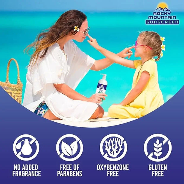KIDS Rocky Mountain Sunscreen Broad Spectrum | UVA/UVB Protection | Hawaii 104 Reef Act Compliant (Oxybenzone & Octinoxate...