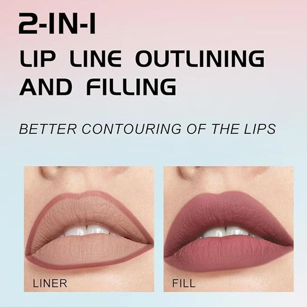 YOUNG VISION Gourd-Shaped Precision Liquid Lipstick & Lipliner YOUNG