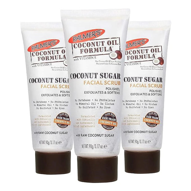 Palmer's Coconut Oil Formula Coconut Sugar Facial Scrub Exfoliator, Face Scrub to Gently Exfoliate Away Dirt and Dead Skin...