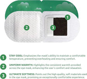 Steam Eye Mask for Dry Eyes with 5 Eyelid Cleansing Wipes, Self Heating Eye Compress for Dry Eyes, Soothe and Relax with 4...