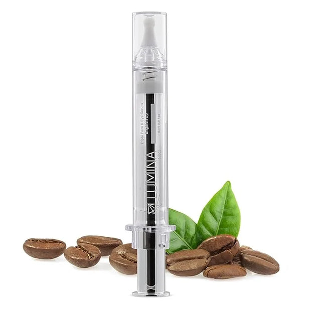 Triple Face & Caffeine Eye Serum - Firming & Smoothing with Vitamin C & Coffee Arabica - Lift & Minimize Fine Lines & Wrin...