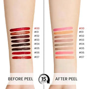 Matte Lip Gloss Stain-Peel Off Lip Liner Tattoo, Delicate Pink Lip Tint，Long Lasting Peel Off Lip Stain, Waterproof Transf...