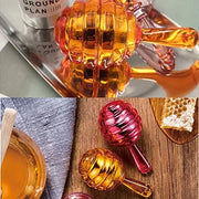 RONRONS 20 Pieces Lip Gloss Tubes, 5.5ml/0.19oz Clear Lip Gloss Containers Amber Honecomb Shaped with Wand Empty Lip Balm ...