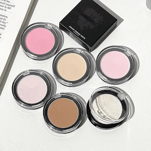 Monochrome Matte Eyeshadow Makeup Palette,Highly Pigmented Moonlight White Eyeshadow Palette,Matte Pressed Powder Eye shad...